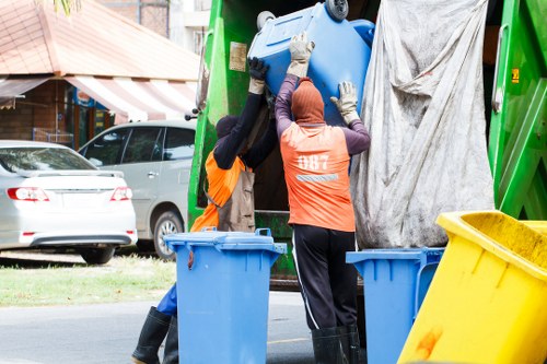Illustration representing accessibility improvements for waste removal users