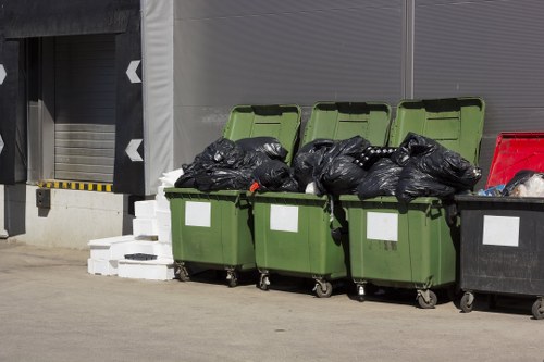 Commercial bulky waste pickup in London office area