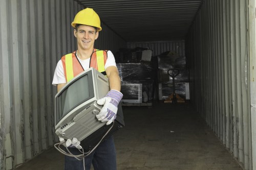 Local team handling garden waste removal for a London home or business