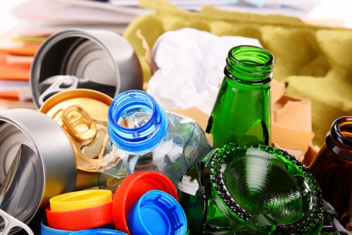 Commercial rubbish removal service for a London business premise